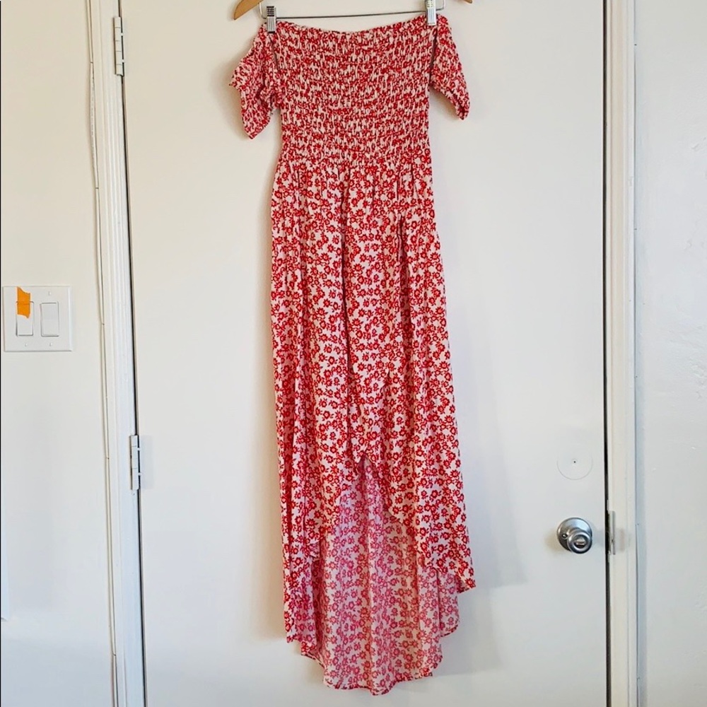 Lucy Love- high-low midi dress